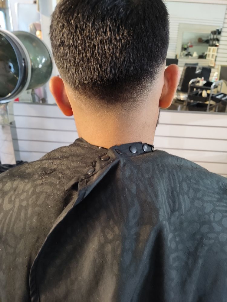 Modern haircut finish